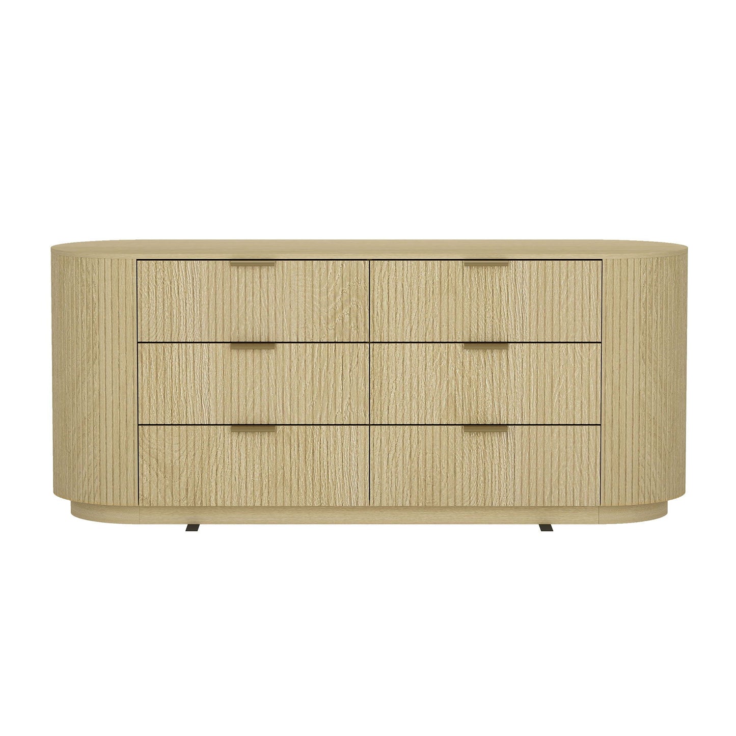 Olivia - Double Dresser With 6 Drawers - Oak
