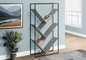 3-Tier Contemporary Bookshelf with Reclaimed Wood Finish
