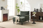Modern Chaise Lounge Upholstered Sofa Recliner Chair in Green