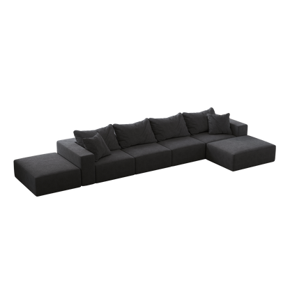 Oversized Sponge Cloud Sofa - Modern Sectional Couch Set