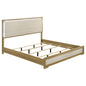 Hyland Eastern King Panel Bed LED Headboard Natural