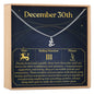 December 30th Capricorn Necklace