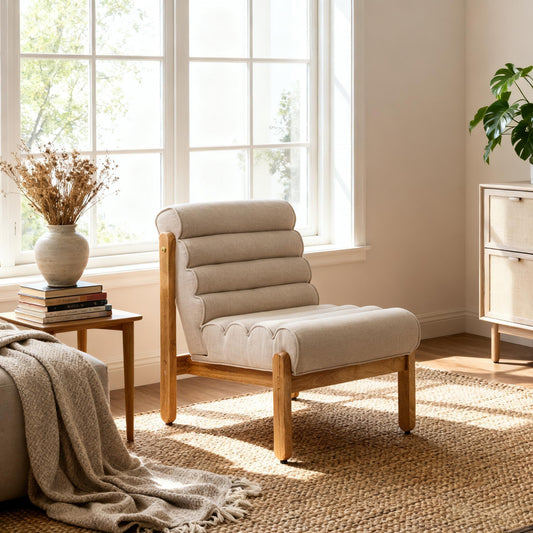 Fluffy Accent Chair Dark