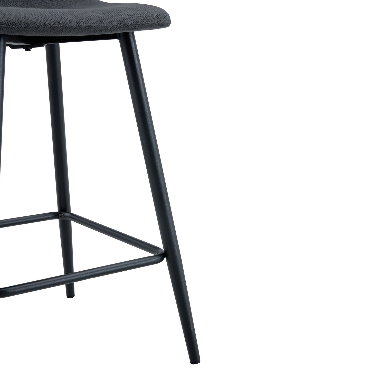 Modern Bar Chair Rounded Backrest (Set of 2)