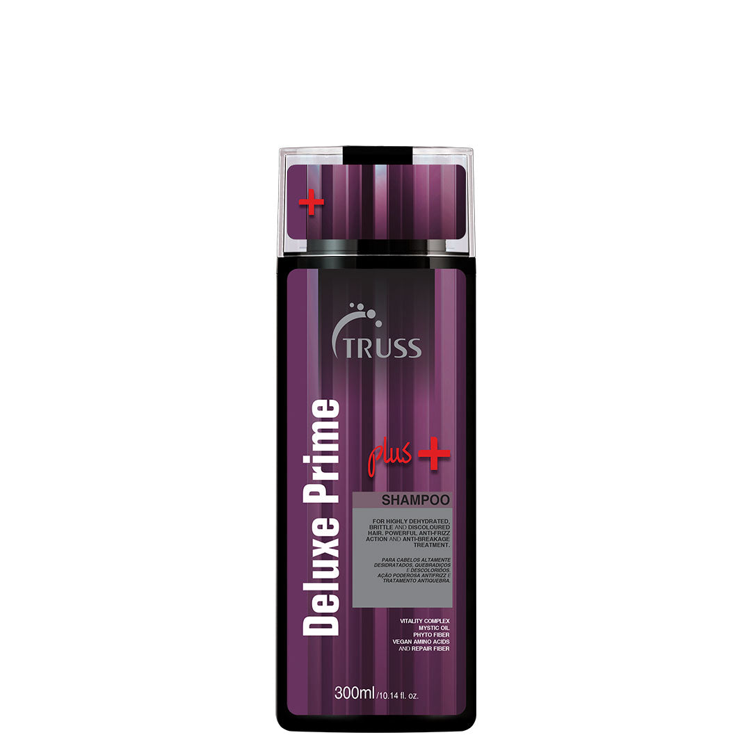 Truss Deluxe Prime+ Shampoo – Anti-Frizz & Anti-Breakage Repair Shampoo for Dry, Damaged Hair, 10.1 fl oz (300ml)