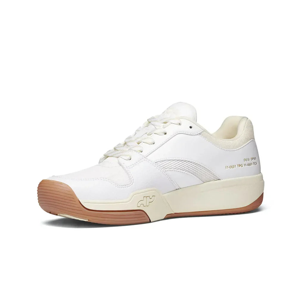 DAPS DESI Low – White/Cream – Women’s Pickleball Shoes