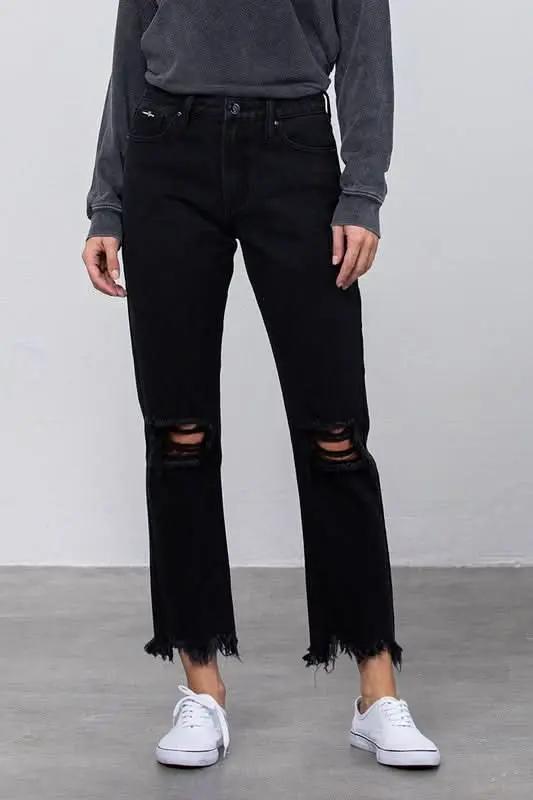 Destroyed Jeans - Ripped Streetwear Denim - Unisex Trendy Fit
