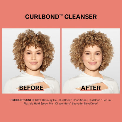 DevaCurl CurlBond Re-Coiling Mild Lather Cleanser Curly Hair 32 fl oz