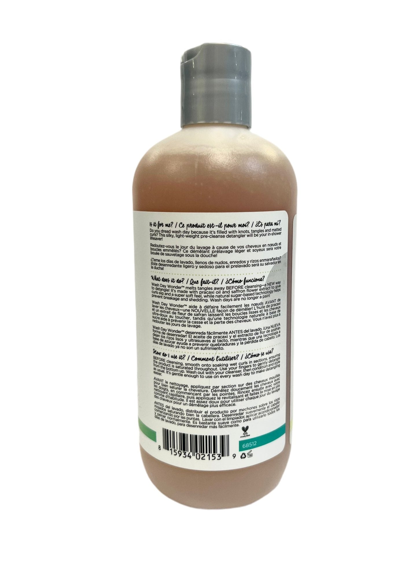 DevaCurl Wash Day Wonder Pre-Cleanse Slip Detangler 12 fl oz