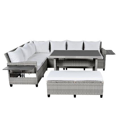 Tomax 5-Piece Outdoor Patio Rattan Sofa Set
