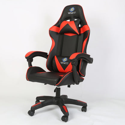 Gaming Racing Chair Height Adjustable Ergonomic PC Computer Chair E-Sports Gamer Office Task Swivel Chair w/ Headrest Lumbar Support Pillow 441lbs Wei