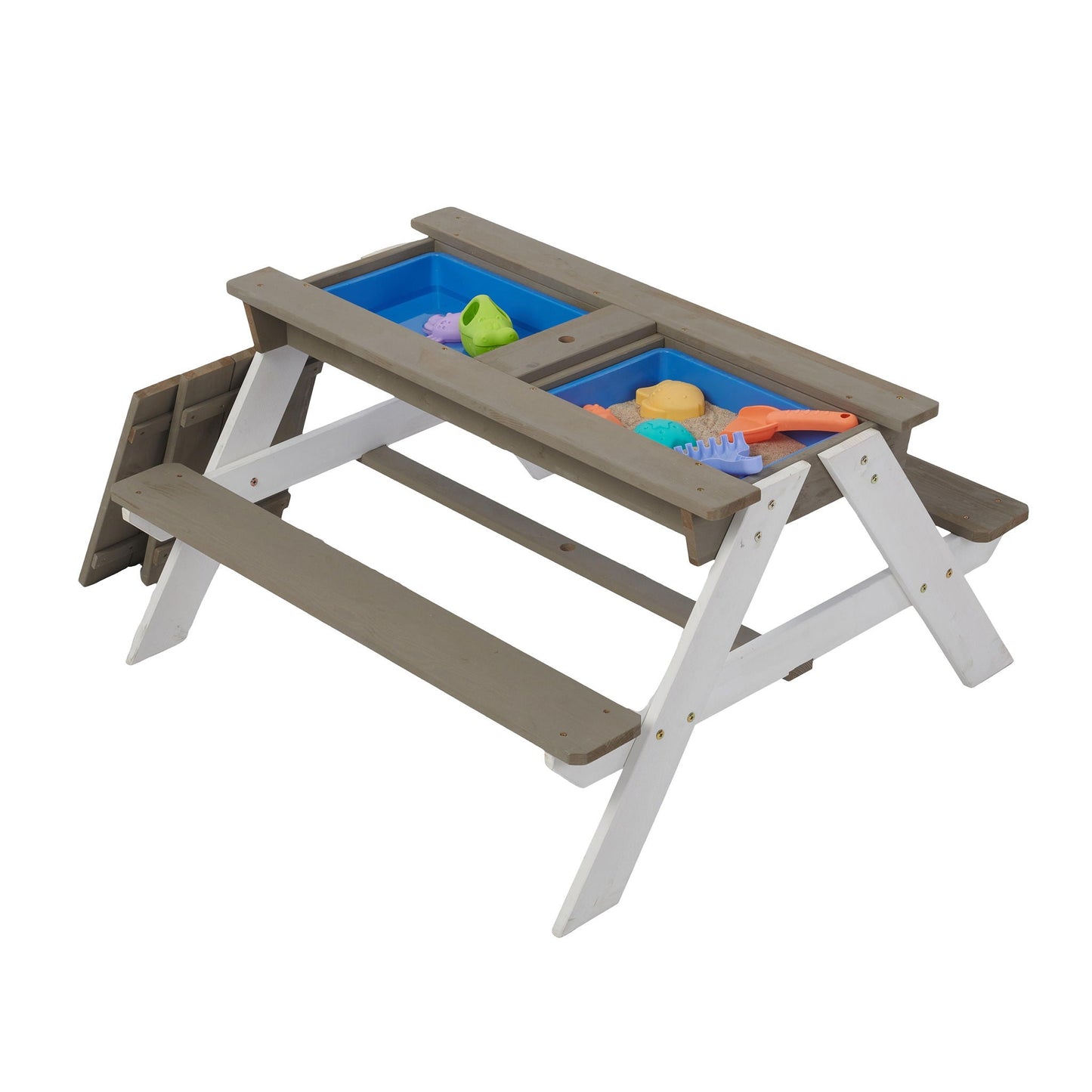 Kids Picnic Table With Sand and Water Table Conversion