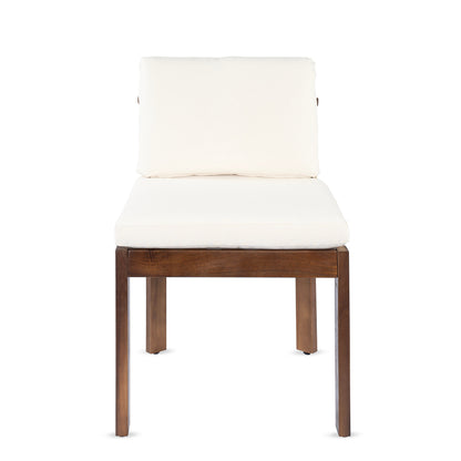 Acacia Wood Outdoor Dining Chair (Set of 2)
