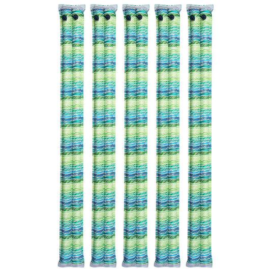 28 Gauge Reflective Double Chamber Water Bags Tubes for Pool Cover - 5 Pack 8ft