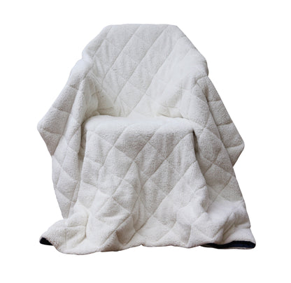 Modern Style Reversible Throw Blanket