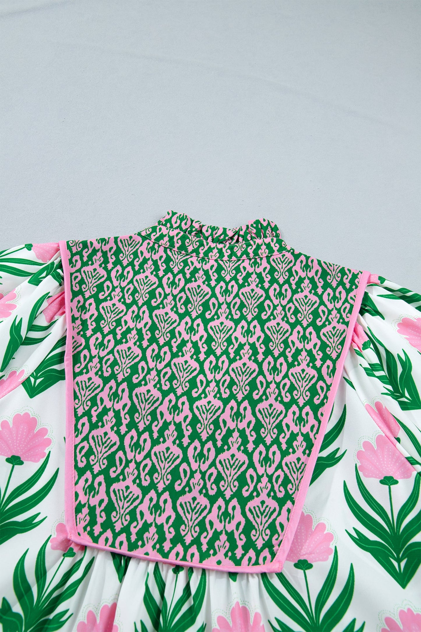 Amiri Sleeve Contrast Bordered Blouse
