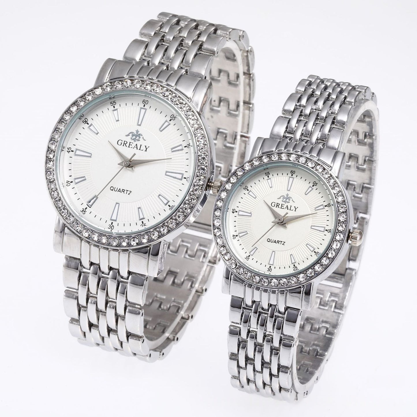 Mens And Womens Quartz Dress Couple Watches Business Gift