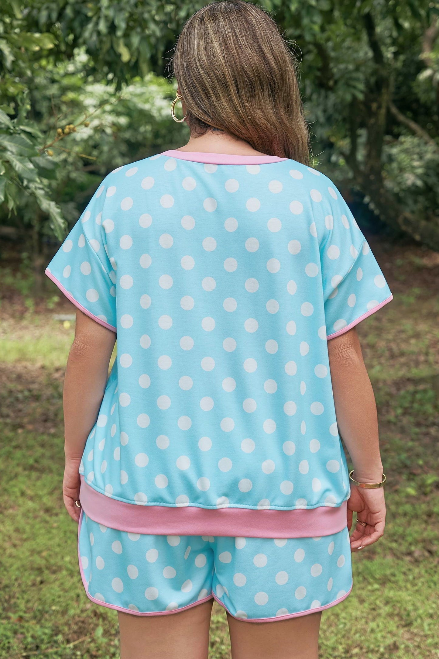 Mikayla Trim 2pcs Short PLUS Set