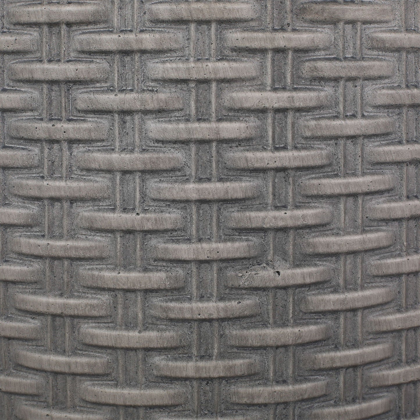 Outdoor Lightweight End Table Round Concrete - Natural