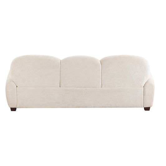 78 in. Modern 3 Seater Boucle Sofa Upholstered Couch with 3 Pillows