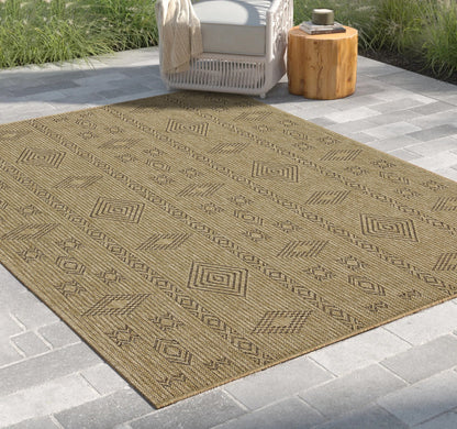 Earth GC_NTL1002 Jute/Mocha Area Rug