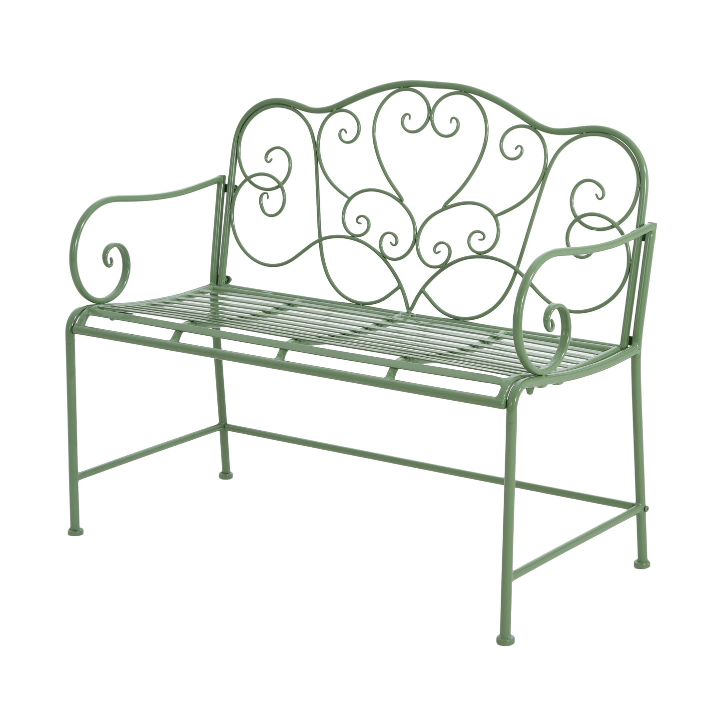 Sunnydaze Outdoor Garden Bench - Green