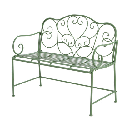 Sunnydaze Outdoor Garden Bench - Green