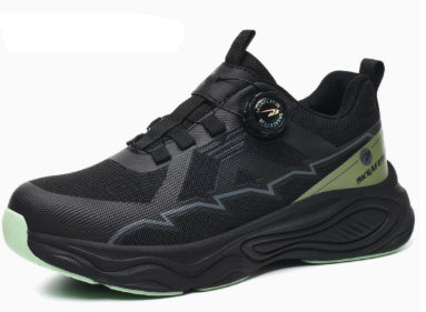 Safety Shoes Lightweight And Breathable With Reinforced Steel Toe For Protection Against Impacts And Punctures