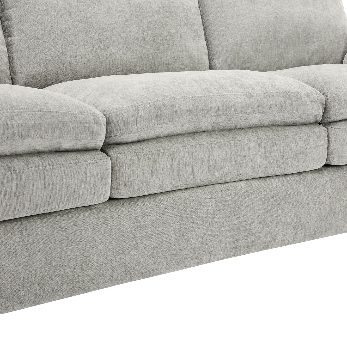 Cozy Upholstered Cushion Loveseat Sofa For Living Room