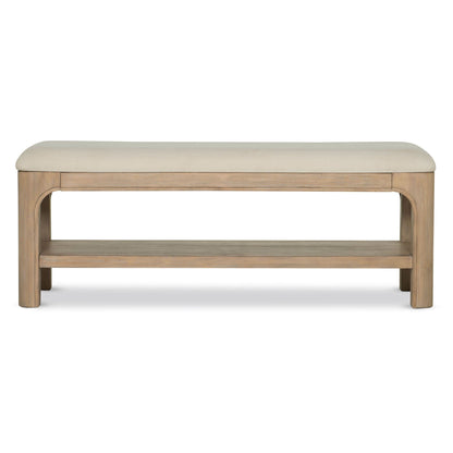 Solano 52-inch Bedroom Bed End Bench Weathered Mango