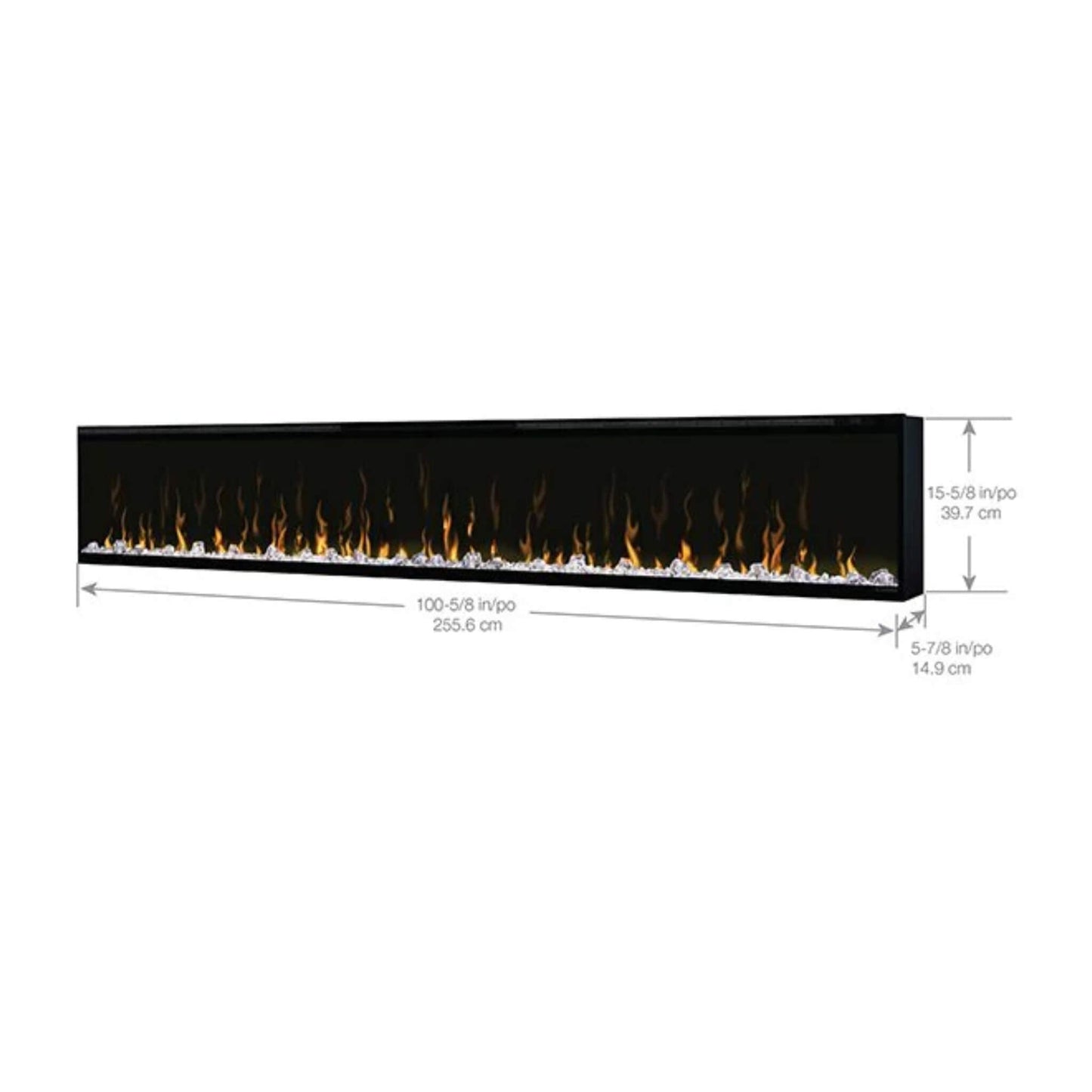 Dimplex IgniteXL 100-Inch Built-In Linear Electric Fireplace [XLF100] (SAK28479)