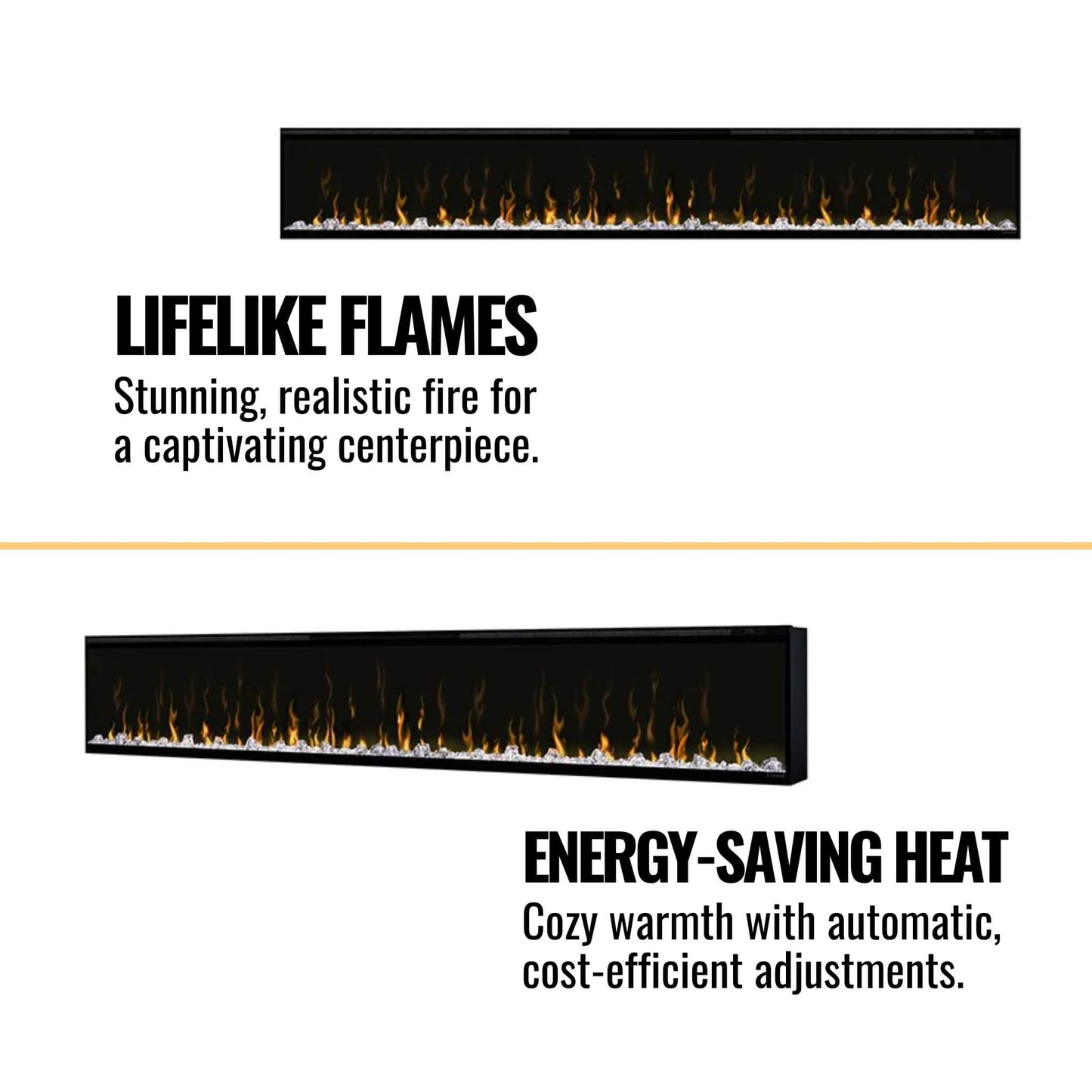 Dimplex IgniteXL 100-Inch Built-In Linear Electric Fireplace [XLF100] (SAK28479)