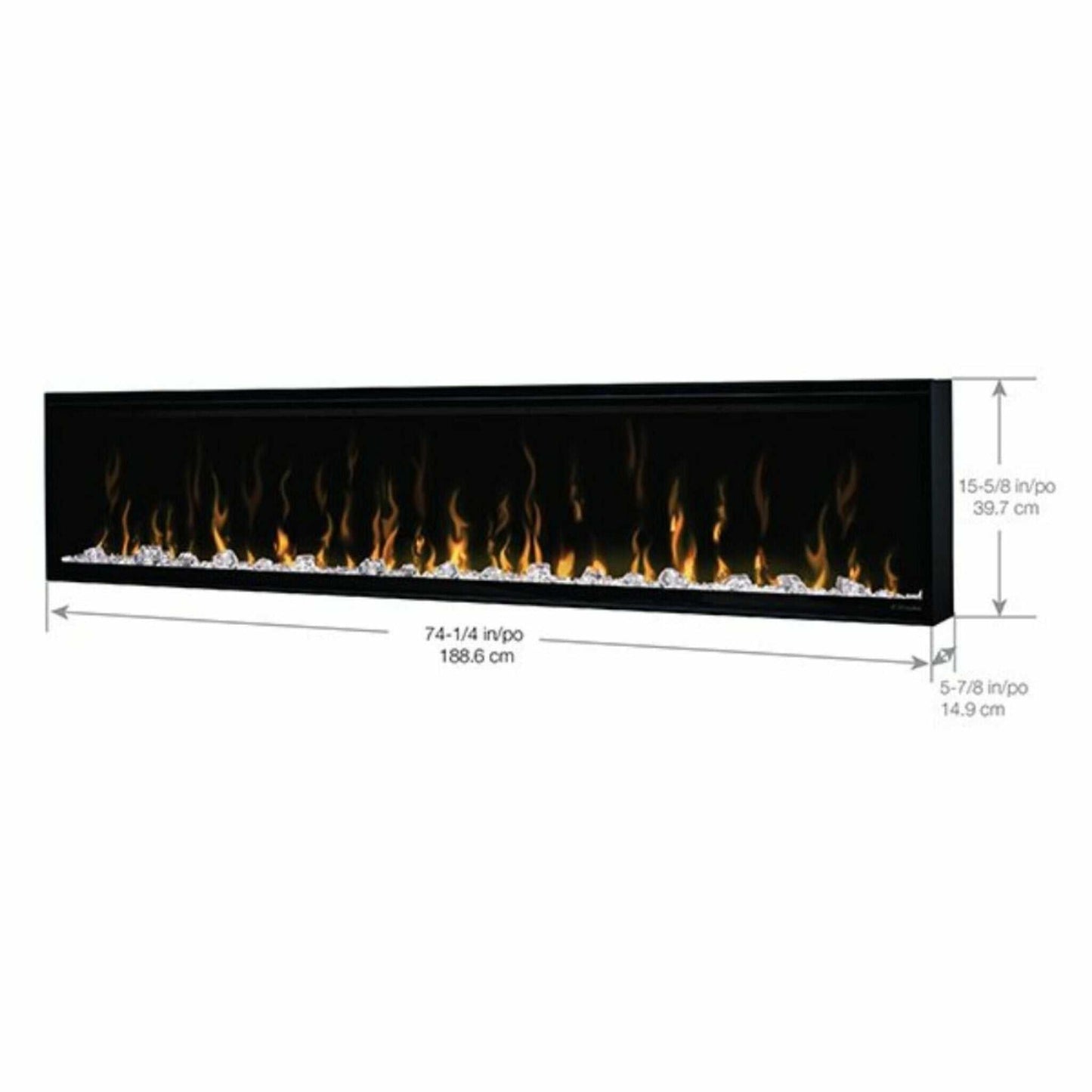 Dimplex IgniteXL Linear Electric Fireplace With Comfort Saver Heating System (SAK82596)