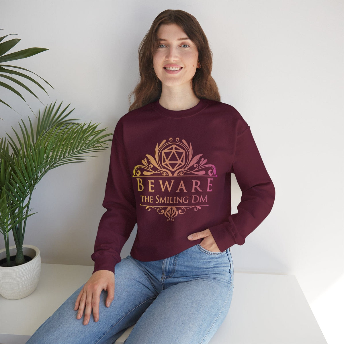D&D Beware the Smiling DM Sweatshirt