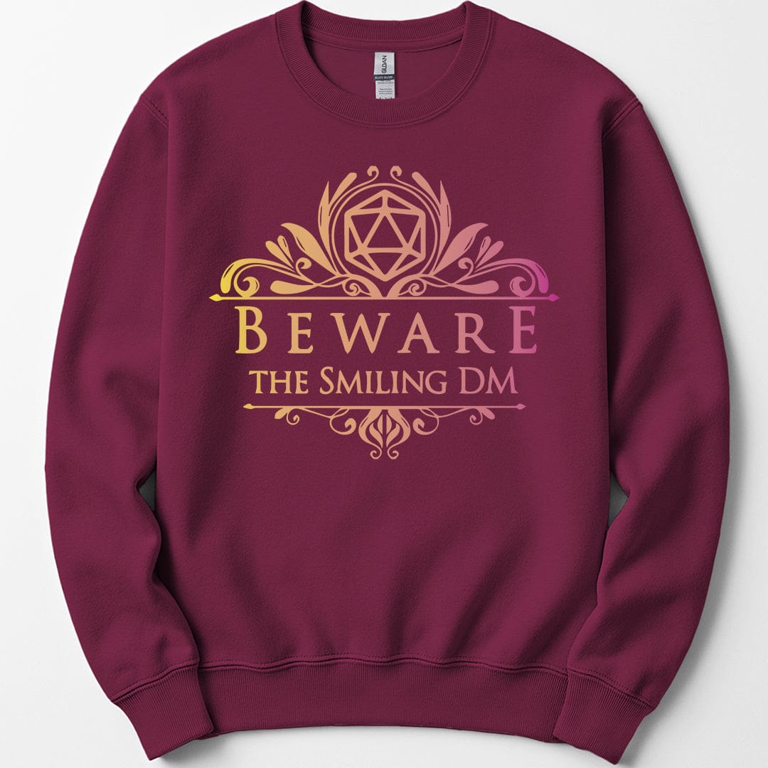 D&D Beware the Smiling DM Sweatshirt