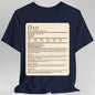 D&D Dad Shirt With Stat Block
