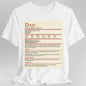 D&D Dad Shirt With Stat Block