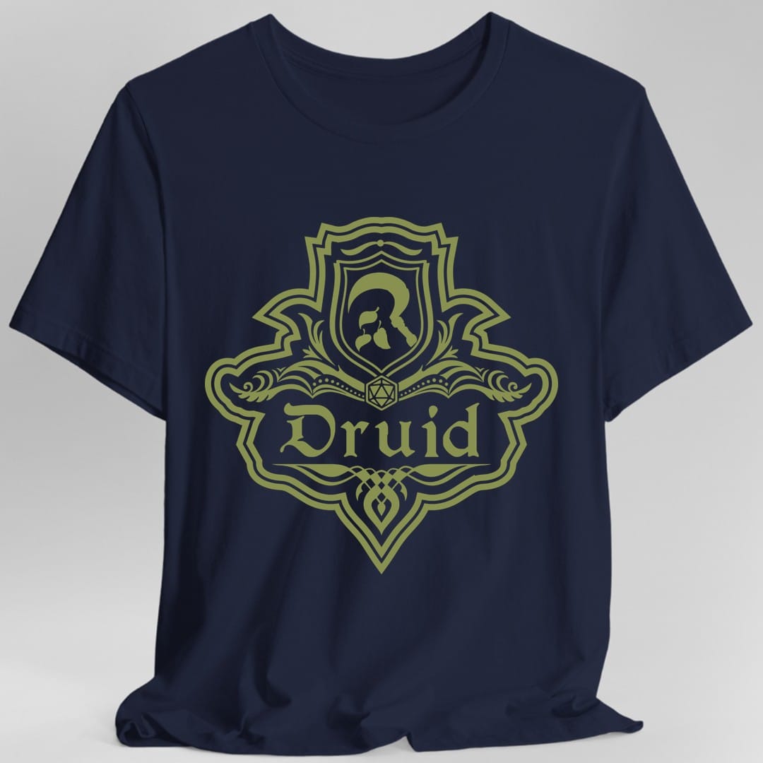 D&D Druid Class Emblem T-Shirt - Dungeons & Dragons Druid Tee