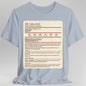 D&D Husband Stat Block T-Shirt