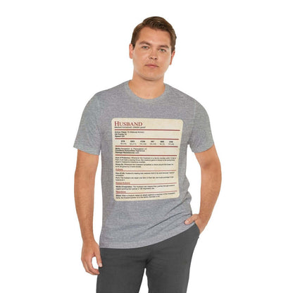 D&D Husband Stat Block T-Shirt