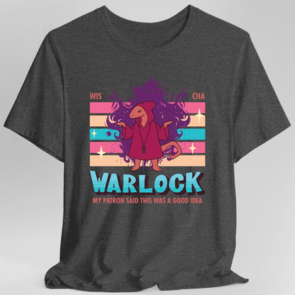D&D Warlock Shirt - D&D Kawaii Class T-shirt