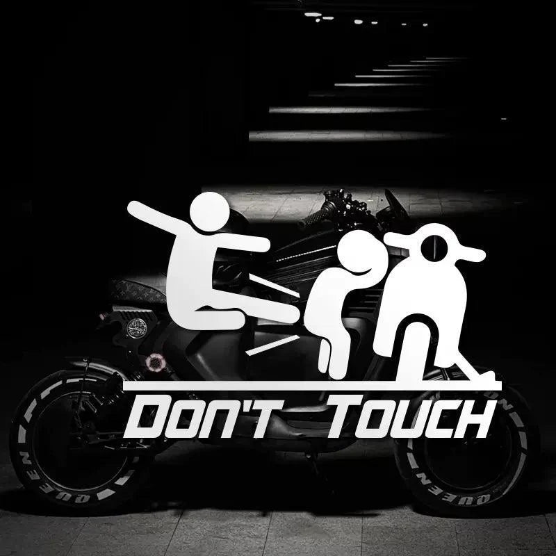 "Don't Touch" Sticker