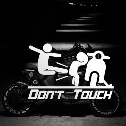 "Don't Touch" Sticker
