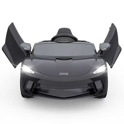Double Door 12V Electric Ride-On Car for Kids with 2 Speed Options