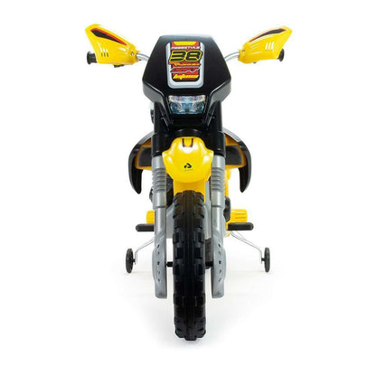 Drift ZX 12V Kids Dirt Bike Ride-On Motorcycle with Training Wheels - Suitable for Ages 3 and Up