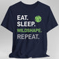 Druid Class T-Shirt – 'Eat, Sleep, Wildshape, Repeat'