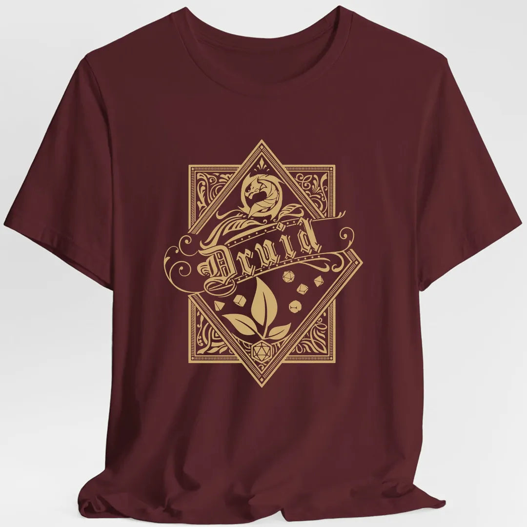 Druid D&D Class Emblem T-shirt