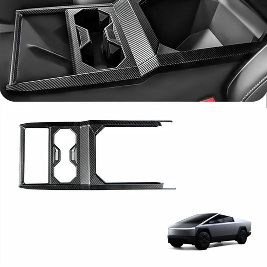 Dry Carbon Fiber Center Console Cup Holder for Cybertruck