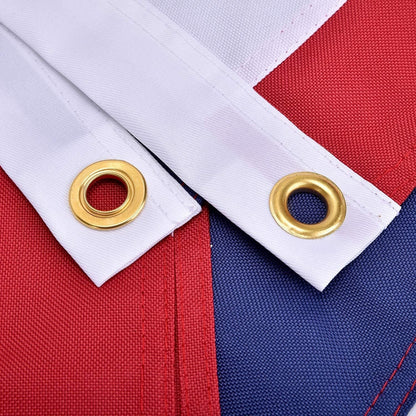 Heavy Duty Outdoor American Flag Embroidered Stars & Brass Grommets
