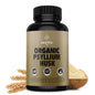 Psyllium Husk Capsules All Natural Fiber Supplement for Gut Health 750 Mg 250 Capsules